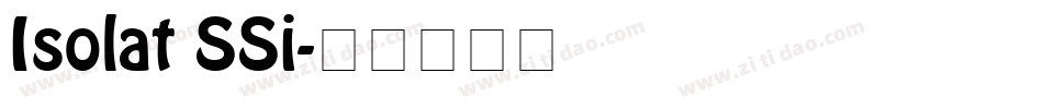 Isolat SSi字体转换